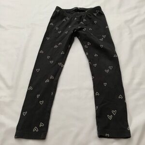 Cat & Jack Dark Gray Heart Leggings